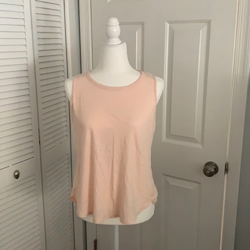 Light peach colored sleeves top